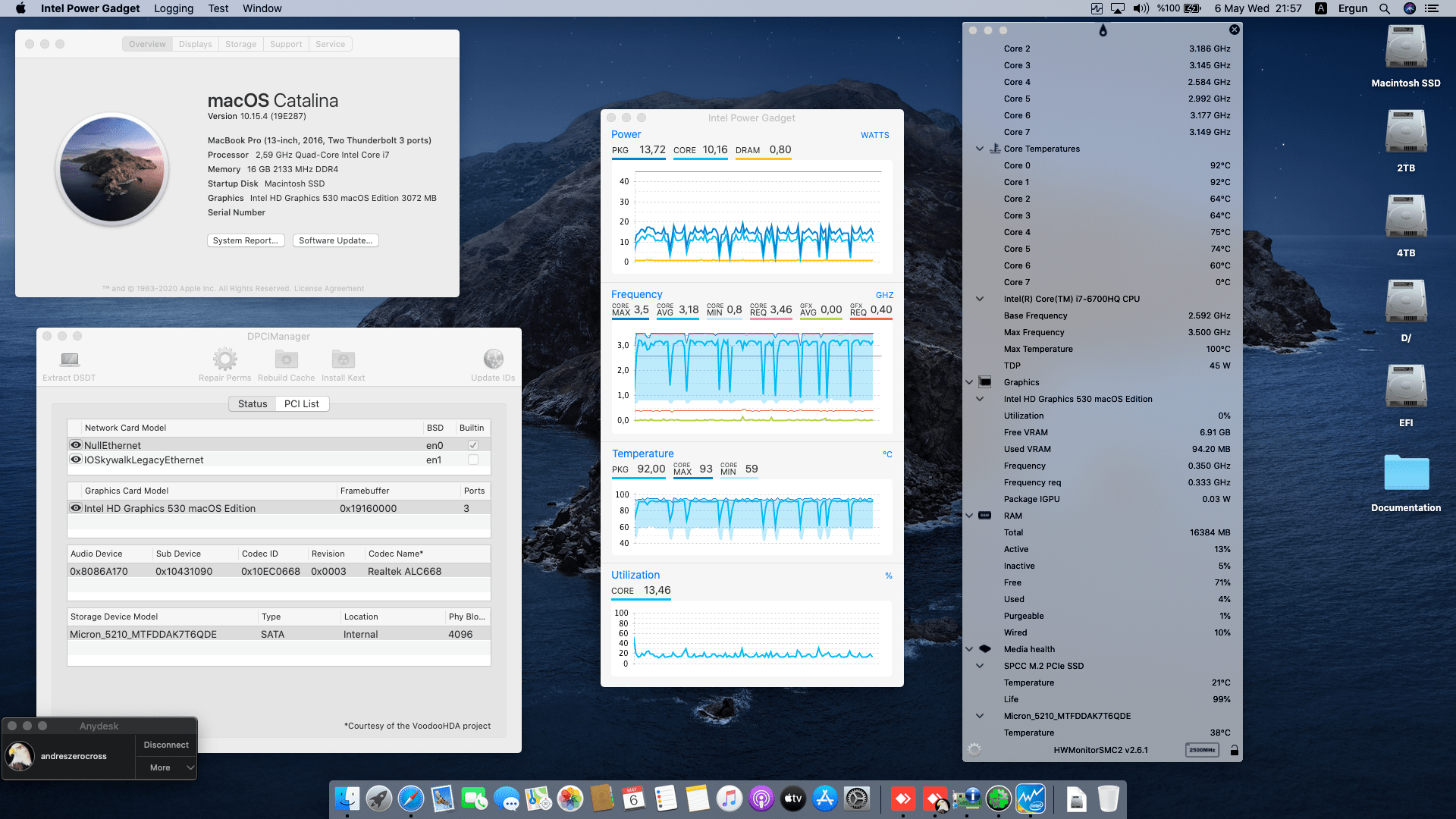 Asus ROG G501VW FY031T [SkyLake   Intel HD 530 + I2C] 1